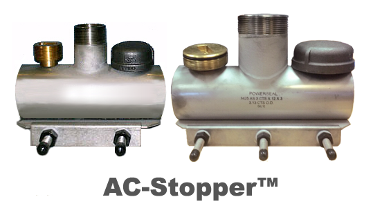 PipeManProducts.com AC-Stopper S/S Line Stop Saddle