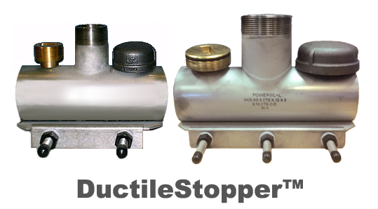 PipeManProducts.com DuctileStopper S/S Line Stop Saddle