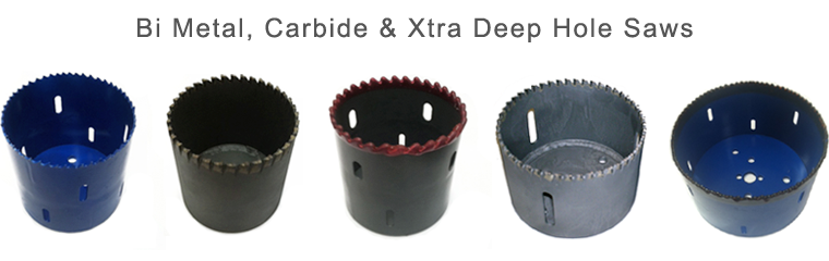 PipeMan Products, Inc. Offers  Bi-Metal, Carbide & Xtra Deep Hole Saws